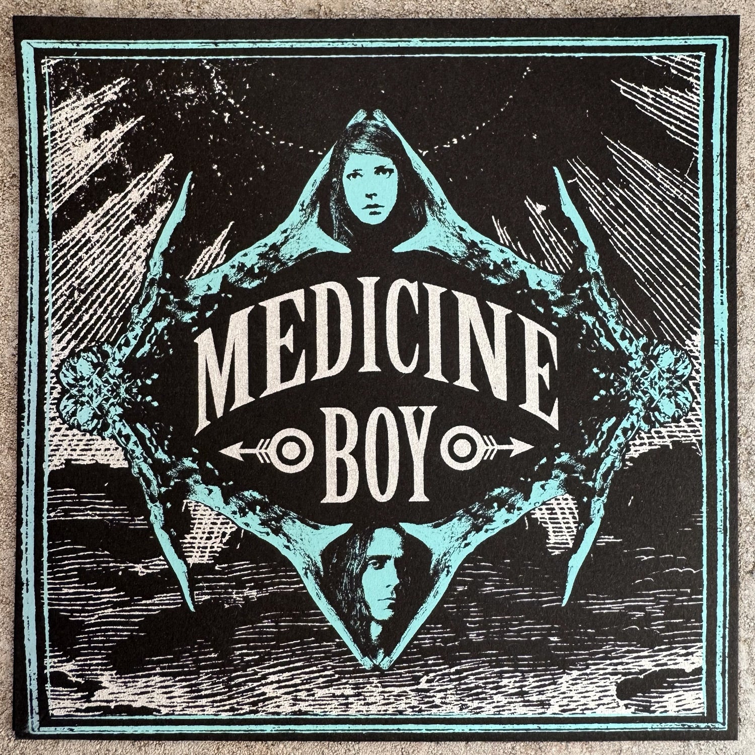 Medicine Boy - I Miss Sleeping So Much / The Villain Blue 7"